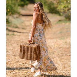 NWT Roxy Palm Shadows Strappy Dress